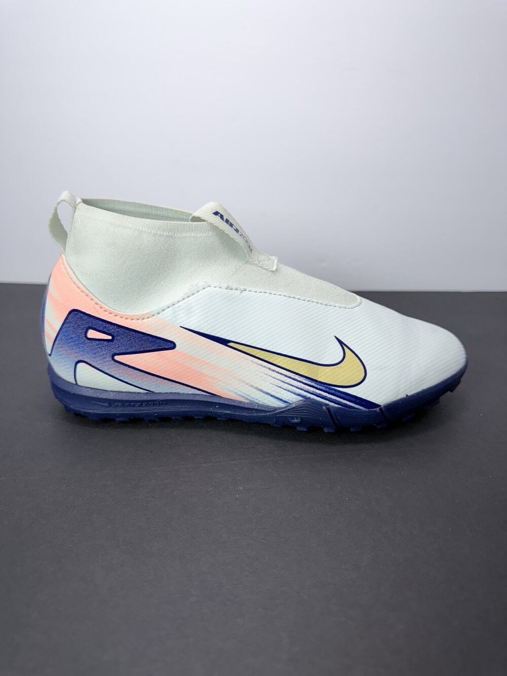 Nike Mercurial Superfly Kid's Indoor Soccer Cleats Sz 3.5Y Mint Blue FZ1607-300